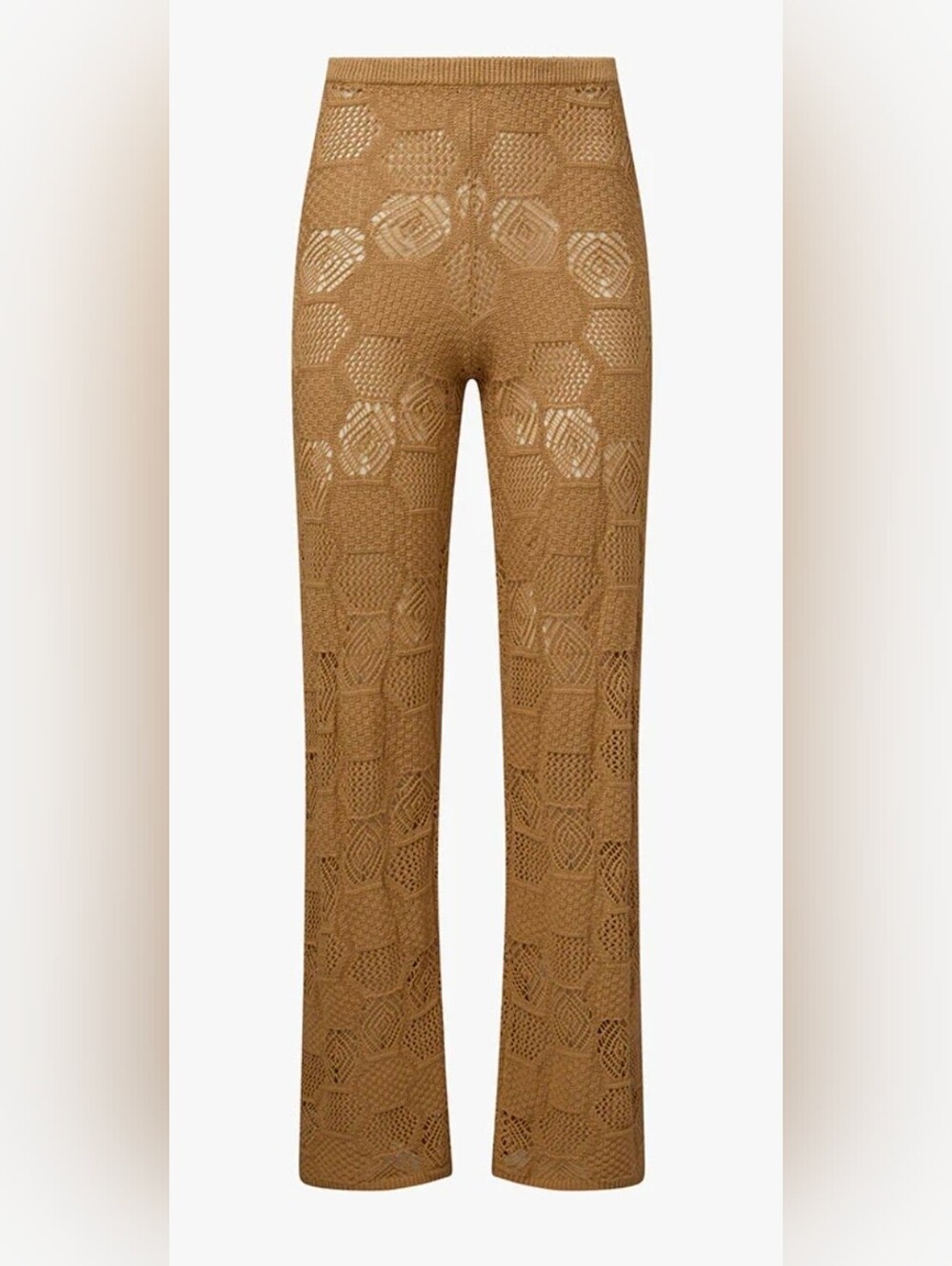 WeWoreWhat Geo Crochet Wide-Leg Pants - Picture 5 of 6